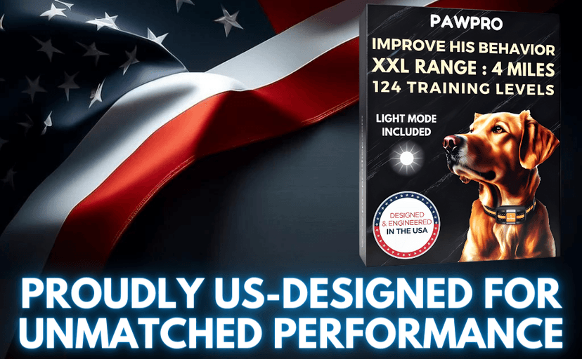 Dog Shock Collar with Remote, Unmatched 4-Mile Range, Night-Light Mode, Training Guide Included, 124 Training Levels & 4 Modes, Beep Vibration Shock, Waterproof Rechargeable, Fits All Dogs (1 Collar)
