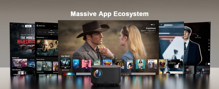 High Brightness, AI Auto Focus, Smart-Projector with WiFi and Bluetooth, ONO5Pro 2.0 Movie Projector for Indoor/Outdoor ONOAYO Outdoor-Projector-4K with 60W Dolby Audio and Official Licensed Apps B0G4D9NJRX
