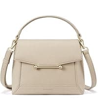 BOSTANTEN Quilted Crossbody Bags for Women Vegan Leather Purses Small Shoulder Handbags with Wide Strap