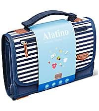 Portable Diaper Changing Pad for Baby, Detachable Travel Changing Pad with Baby Wipes Pocket, Gifts for Baby Shower, Newborn Girls and Boys (Grey)