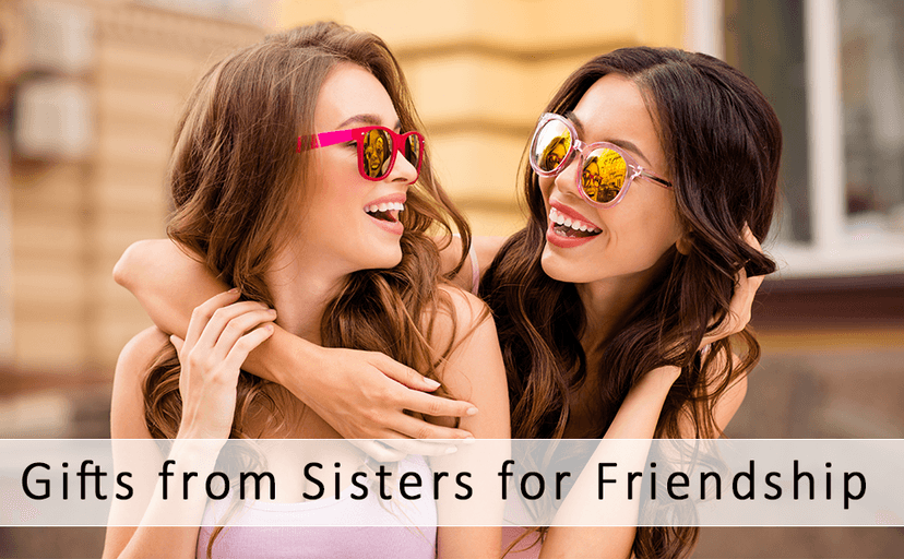 Sister Gifts for Women,4.90” Sister Gifts Figurine for Best Friend,Sister Birthday Gifts,Sisters Gifts from Sister,Women Gifts for Sister and Best Friend on Birthday and Sisters' Day