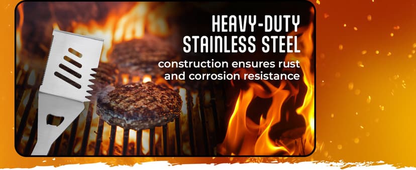 Kaluns Grilling Accessories, Birthday Gifts for Men Grilling Gifts, Heavy Duty Stainless Steel BBQ Grill Tools Set for Outdoor Grill with Aluminum Case and Apron, Husband Dad Gifts for Christmas