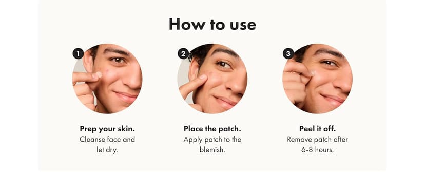 #1 Hydrocolloid Acne Patches, Shrinking Zits & Whiteheads in 1 Use, Spot Treatment, Pimple Stickers for Face Mighty Patch Hero Cosmetics Original Nighttime Acne Pimple Patches, 36 Ct B074PVTPBW