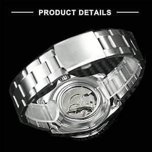 MASTOP Mens Automatic Mechanical Watches Stainless Steel Waterproof Luxury Automatic Watch for Men Top Brand Reloj Automático para Hombre