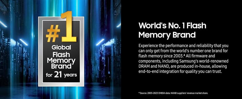 Samsung 990 EVO Plus SSD 2TB, PCIe Gen 4x4, Gen 5x2 M.2 2280, Speeds Up-to 7,250 MB/s, Upgrade Storage for PC/Laptops, HMB Technology and Intelligent Turbowrite 2.0, (MZ-V9S2T0B/AM)