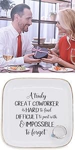 Friend Birthday Gifts for Women Ring Dish Friendship Gifts for Women Friends Female Gifts "There are friendships imprinted in our hearts that will never be diminished by time and distance"