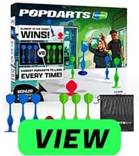 Popdarts PRO Pack Game Set (Wigglenobber Target Marker) - Indoor, Outdoor Suction Cup Throwing Game - Competition with a POP
