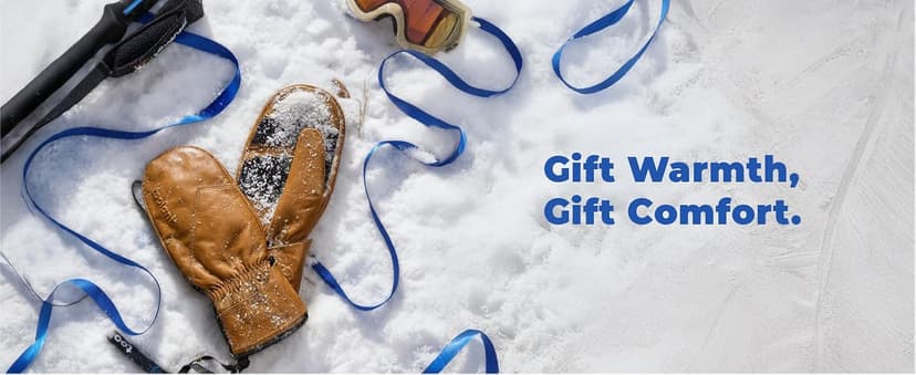 toolant Leather Ski Mittens, Winter Gifts for Men & Women, 3M Thinsulate, Waterproof & Durable for Snowboarding, Outdoors