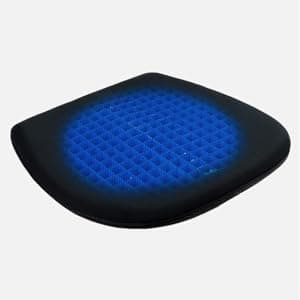 Sojoy Coccyx Gel Seat Cushion- Orthopedic Memory Foam Chair Cushions for Home Kitchen Office Desk Car Truck Airplane (Black)