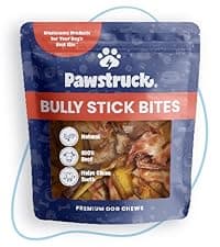 Pawstruck All-Natural 4" Bully Stick Rings for Dogs - Rawhide-Free, 100% Beef, Single Ingredient Dental Chew Bones - Fully Digestible, Low Odor - 10 Count - Packaging May Vary