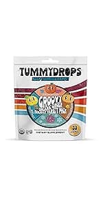USDA Organic Tummypops Ginger Variety Pack (Pineapple, Peach, & Strawberry)