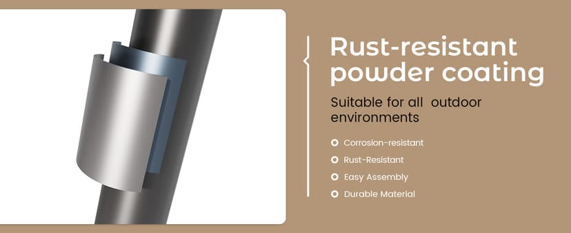 15ft Patio Umbrella with Base,Large Outdoor Double-Sided Rectangle Umbrella with Crank Handle, Market Umbrella for Poolside Garden Deck Backyard Beach Pools, Beige