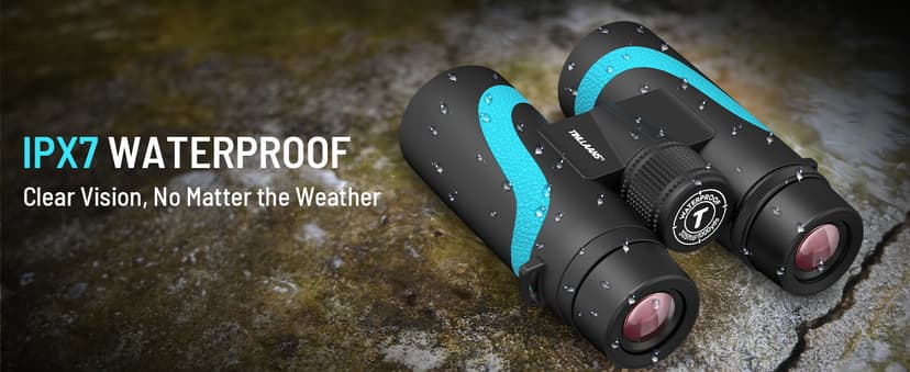 15x55 UHD Binoculars for Adults – High Powered Large View, BAK4 Prism, Waterproof & Lightweight for Bird Watching, Hunting,Hiking, Travel, Cruise, Sports with Phone Adapter (Blue)