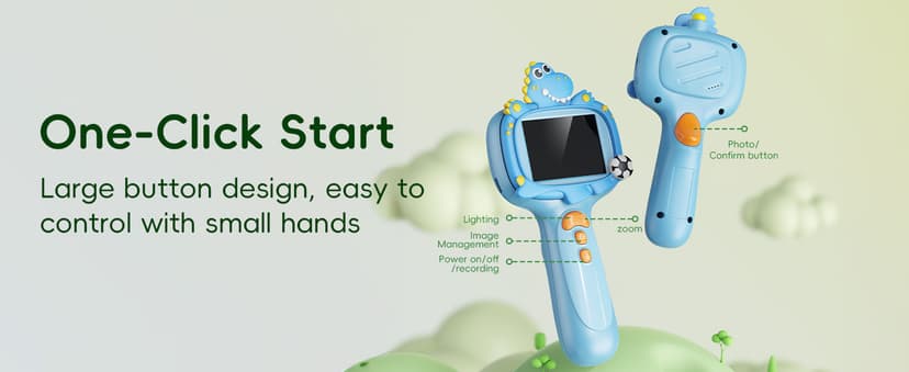 Borescope Camera Toy with Light for Kids - STEM Science Educational Toy for 4 5 6 7 8 9 10 Years Old Boys Girls Birthday Gift, Snake Scope Camera for Outdoor Camping Nature Exploration