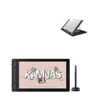 HUION Kamvas 13 (Gen 3) Drawing Tablet with Screen,13.3" Full-Laminated Art Tablet with Anti-Sparkle Canvas Glass 2.0, 99% sRGB, PenTech 4.0, 16384 Pen Pressure, Dual Dial for PC, Mac, Android, Black