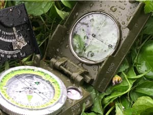 AOFAR AF-4074 Military Compass for Hiking,Lensatic Sighting Waterproof,Durable,Inclinometer for Camping,Boy Scount,Geology Activities Boating