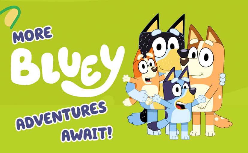 Bluey Shopping List Game, Join Bluey, Bingo, Bandit & Chilli On A Fun Supermarket Adventure, Race to Fill Your Trolley in This Fun Memory and Matching Game, for Ages 3+, 2-4 Players