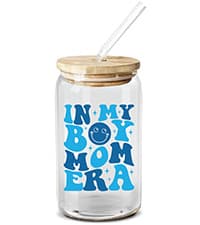 NewEleven First Christmas Gifts For New Mom, New Mother - Gifts For a Mom of Boys, Pregnant Mother, Expecting Momomy, Mama, Moms To Be, Mommy To Be - 16 Oz Coffee Glass