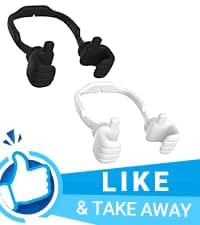 Stocking Stuffers for Teens Girls Boys Adults Cell Phone Stand: UPGRADE Adjustable Thumbs Up Lazy Phone Holder for Desk Cool Gadgets Fun Birthday Gift Ideas for Kids Teenager Women Gifts for Christmas