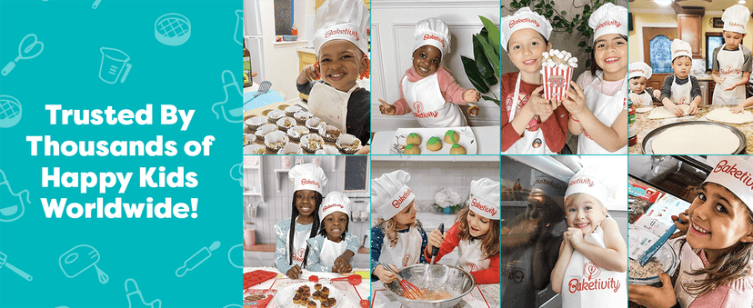 Bake 10–12 Treats with Decorating Supplies, Activity Book, and Simple Recipe Gift Idea for Boys and Girls Ages 4-12 Baketivity DIY Cake Pop Kids Baking Kit with Pre-Measured Ingredients B01L5XL49G