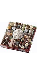 The Swiss Colony Cheese & Sausage 4-Pack – Original and Garlic Summer Sausages with Bacon, and Vegetable Cheese, Charcuterie Gift Basket for Holiday, Thank You Gifts, Adults, Women, Men, 14 oz.