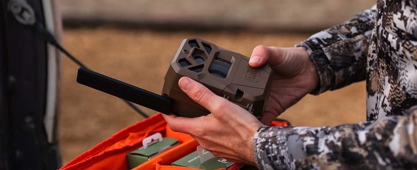 Moultrie Edge Solar Cellular Trail Camera - Integrated Solar Panel with Battery - 40MP - 1080p Video - Night Vision - Multi-Carrier LTE Auto-Connect - Built-in Memory - 0.4s Trigger Speed