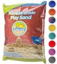 CLASSIC SAND & PLAY Swimming Pool Filter Sand for Above & Inground Pools, 20 lbs, Supports Residential and Commercial Filtration Systems, Premium Efficient Silica, No Clogging or Clumping, #20 Grade