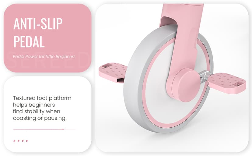 SEREED Colorful Lighting Toddler Tricycle for 2-5 Years Old Girls, Adjustable Seat&Handlebar Trike, Removable Basket, Birthday Gift Idea for Kids Ages 2+ (Pink)