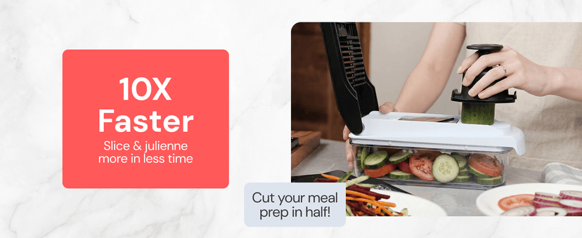 Multi-Blade Veggie Slicer, 5-Cup Container Food Chopper, Julienne Grater Dicer, Dishwasher Safe Kitchen Gadgets & Essentials Fullstar Pro Core Vegetable Chopper & Mandoline Slicer, 6-in-1 Kitchen Tool B0BHSXFTGH