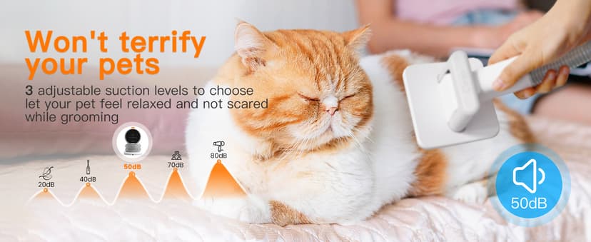 AIRROBO Dog Grooming Vacuum, Dog Grooming Kit,12000Pa Strong Pet Vacuum, 2L Large Capacity Vacuum for Shedding Grooming Hair, Quiet,PG100