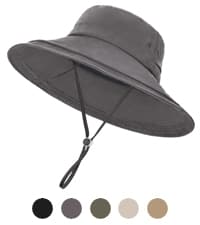 EINSKEY Wide Brim Sun Hat, UPF 50+ UV Protection Waterproof Packable Bucket Hat for Men & Women, Fishing Hiking Beach Garden