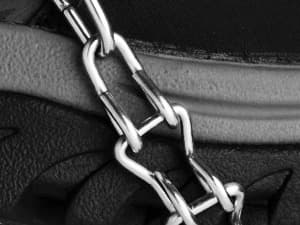 Cimkiz Crampons Ice Cleats Traction Snow Grips for Boots Shoes Women Men Anti Slip 19 Stainless Steel Spikes Safe Protect for Hiking Fishing Walking Climbing Mountaineering