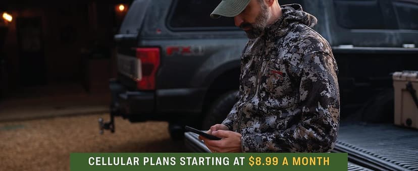 Moultrie Edge Solar Cellular Trail Camera - Integrated Solar Panel with Battery - 40MP - 1080p Video - Night Vision - Multi-Carrier LTE Auto-Connect - Built-in Memory - 0.4s Trigger Speed