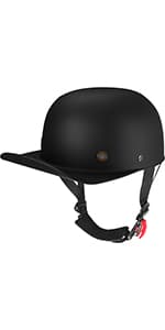 Yesmotor Baseball Style Cap Retro Motorcycle Helmet Unisex-Adult - DOT Approved