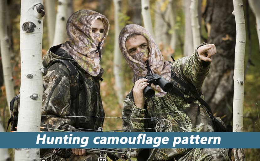Watayo Hunting Face Mask for Cold Weather- Winter Camouflage Balaclava Face Mask- Hunting Trapper Hat Headwear for Men Women