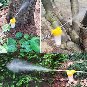 SUNYAY Diatomaceous Earth Powder Duster Multi-Purpose Powder Sprayer Indoor and Outdoor with Length Adjustable from 12" to 42"