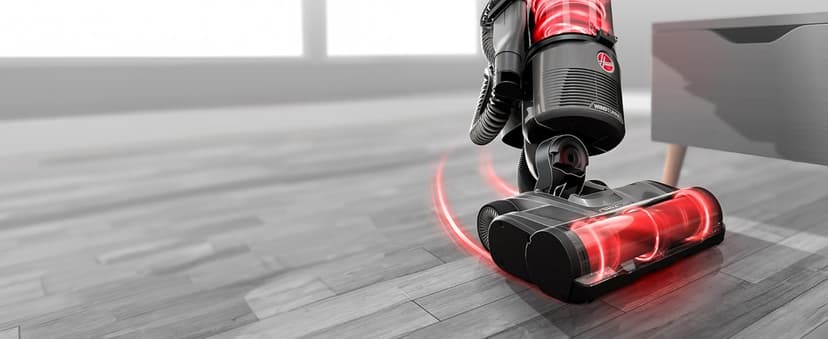 Hoover WindTunnel Swivel Pet Bagless Upright Vacuum Cleaner forhome use on Carpet and Hard Floors, Corded Upright Vacuum Cleaner for Pet Hair, Lightweight Design, Swivel Steering