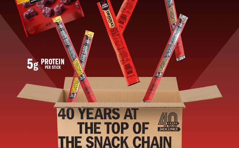 Jack Link’s DUOs Gift Box – Includes Beef Jerky, Chicken & Tender Bites, & Sticks, Great Protein Gifts for Dad, Men or Meat Lovers, Ideal for Holidays & More – 11-Piece Beast Snack Variety Pack