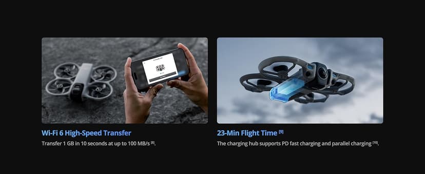 DJI Avata 360 Fly More Combo (RC 2), 360° Drone With 1-Inch 8K 360° Imaging for FPV & Aerial Filming, 360° Camera Drone With Propeller Guard. Includes RC 2 for Precise Control and Three Batteries