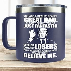 Gifts for Dad from Daughter, Son - Father's Day Gifts for Dad, Men - Dads Birthday Gift Ideas, Happy Birthday gifts for Dads, Fathers - Best Dad Ever Gift, Best dad Mug, 14 Oz Coffee Mug for dad