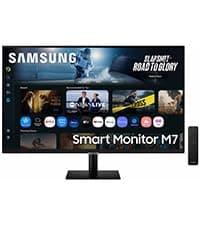 Samsung 32” Smart Monitor M7 (M70F) 4K UHD Display, Samsung Vision AI, Smart TV Apps, Gaming Hub, USB-C, HDMI and USB-A, Black, LS32FM702UNXZA, 2025