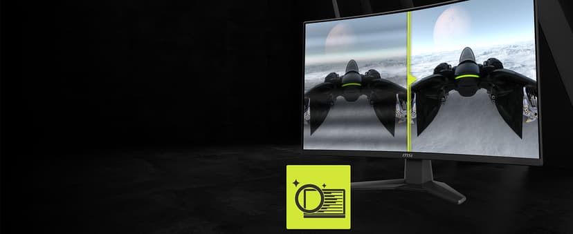 msi MAG 274CF X24 27-inch 1920 x 1080 (FHD) Gaming Monitor, 240Hz, FreeSync Premium, HDR Ready, HDMI, VGA Port, VESA Mountable, Tilt, 4-Side Slim Bezel, 0.5ms, Black