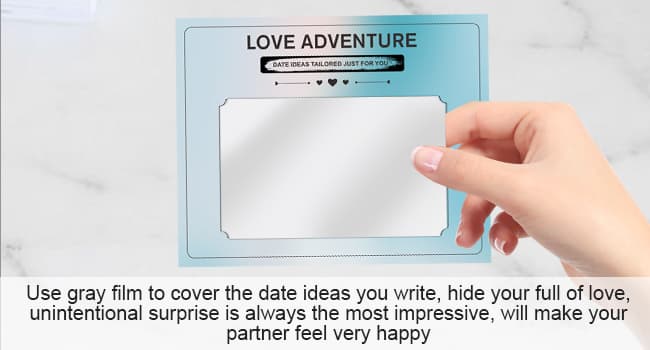 Couples Gifts for Boyfriend Girlfriend, 40 Scratch Off Date Ideas Bridal Shower Gifts, Stocking Stuffers for Women Men, Anniversary Birthday Presents for Husband, Couple Games for Engagement Wedding