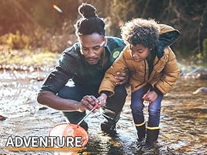 XKASE Survival Kit, Gifts for Men Dad Husband, Emergency Survival Gear and Equipment 19 in 1, Fishing Hunting Birthday for Men, Camping Accessories, Cool Gadget, Camping Essentials