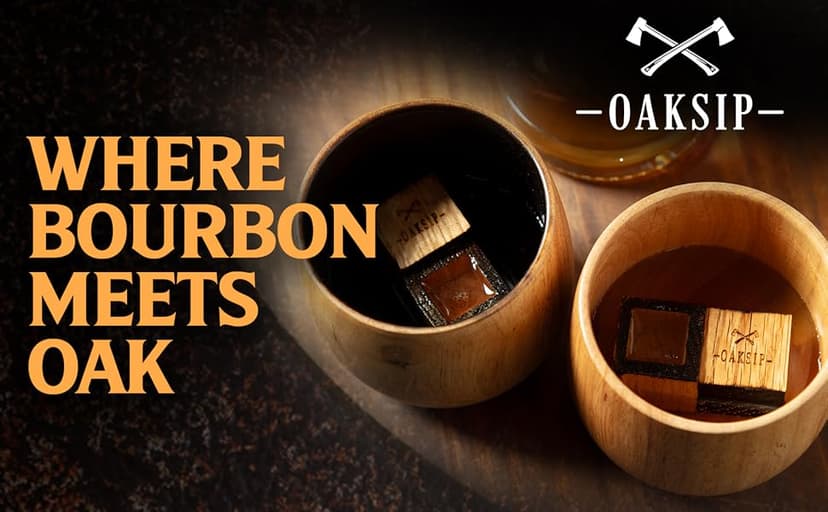 The Original Charred Wooden Bourbon Drinking Glass | Charred Old Fashioned Glass | Bourbon Gifts for Men, Dad, or Brother | Whiskey Gifts