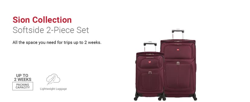 SwissGear Sion Softside Expandable Luggage – Large Checked Suitcase with 360 Degree Wheels & Retractable Handle – 29 Inch, Perfect for 7-9 Night Trips – Dark Gray