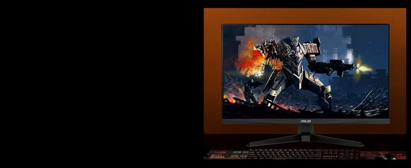 ASUS TUF Gaming Series 5 24.5” 1080P Monitor (VG259QM5A) – Full HD, Fast-IPS, 240Hz, 0.3ms, G-SYNC Compatible, FreeSync Premium, 99% sRGB, DisplayWidget, Gaming AI, 3 yr Warranty