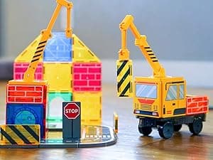 Soyee Diamond Magnetic Building Blocks - Princess Toys for 3-8 Year Old Girls & Boys - 3 4 5 6 Year Old Girl Birthday Xmas Present