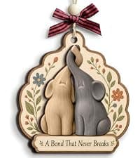 Bride to Be and Fiance Gifts, Newly Proposal Decor, She Said Yes Bridal Shower Couples Presents, 2-layer Wooden Ornaments Engaged Ornament 2026, First Christmas Engagement Ring Keepsake Gift B0H86HP1VB