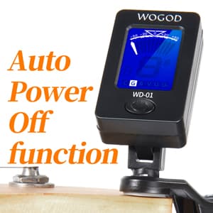Guitar Tuner Clip on Ukulele Violin Tuner - Chromatic Tuner for Bass Electric Acoustic Guitar Tuner